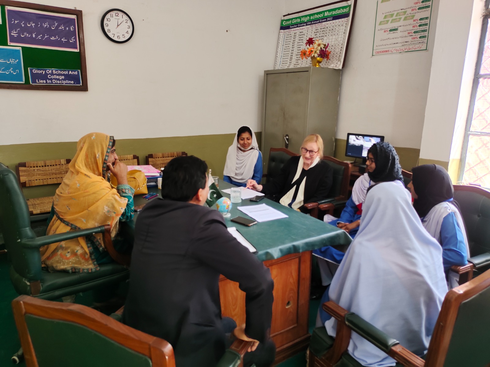 KIIs conduct at Girls School of under GLSEP Project by Ms. Martina Nicolis (team leader)